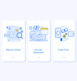 flat web site linear art onboarding screens vector image