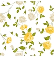 roses floral background seamless pattern vector image