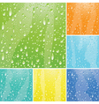water drops vector image