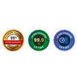 uptime guarantee 99 percent server web hosting vector image