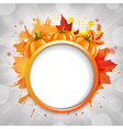 halloween with pumpkins vector image