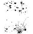 ink splatter grunge design elements vector image vector image