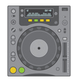 dj cd player vector image vector image