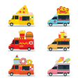 food truck fast shop vector image