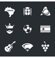 icons set of spain vector image
