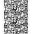 road trip music festival tour repeat pattern vector image