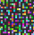 labyrinth seamless pattern black lines vector image