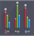 business skill diagram2 vector image vector image