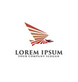 eagle bird logo design concept template vector image