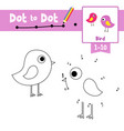 dot to educational game and coloring book vector image