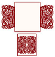 layout wedding invitation vector image