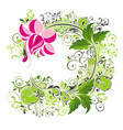 spring green background vector image