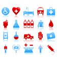 medical icons vector image vector image
