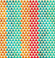 colored triangle seamless pattern vector image