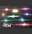 lens flare effect vector image vector image
