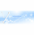 medical orthopedic humerus bone vector image vector image