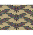 seamless halloween pattern with bat vector image vector image