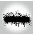 floral grunge design vector image vector image