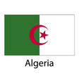 algeria national flag vector image