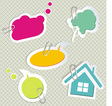 baby speech bubbles vector image
