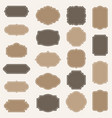 set of vintage frames vector image