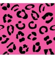 snow leopard pink vector image vector image