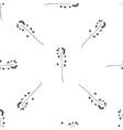 hand drawn meadow grass seamless pattern vector image vector image