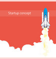 startup concept vector image vector image