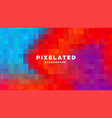 polygonal abstract background with squares vector image vector image