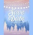 hanging decorative holiday lights for party vector image