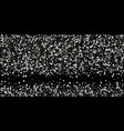 silver shine of confetti vector image
