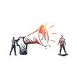 communication speaker megaphone announcement vector image vector image