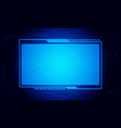 abstract dark blue circuit cyber technology vector image vector image