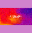 polygonal abstract background with squares vector image