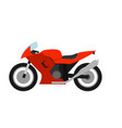 Motorcycle race cornering Royalty Free Vector Image