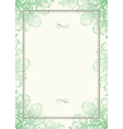 floral poster vector image vector image