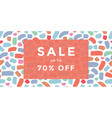 sale banner design vector image
