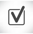 checkbox icon vector image vector image