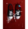 athletic shoes vector image vector image