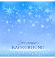 background with snowflakes vector image