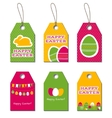 easter tags vector image vector image