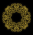 retro shiny frame or border vector image vector image