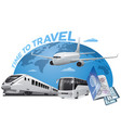 travel and transport vector image vector image