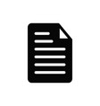 document icon ui sign vector image