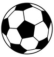simple soccer ball vector image