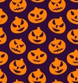 set pumpkins for halloween vector image vector image
