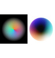 spectrum circle with transparent vector image