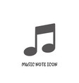music note icon simple flat style vector image