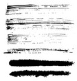 brush strokes black vector image
