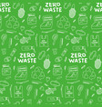 zero waste linear elements seamless pattern vector image